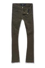 JORDAN CRAIG MARTIN STACKED FIT SHREDED JEANS MULTI COLORS