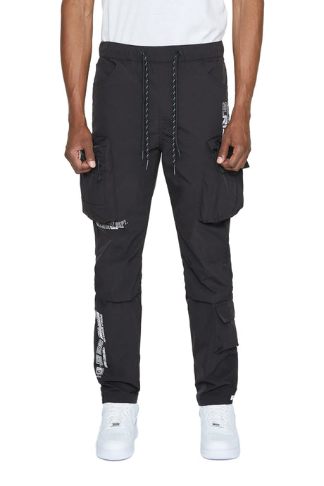 Smoke Rise - Nylon Jogger - Black