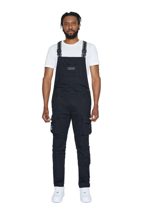 Smoke Rise - Twill Utility Overall - Black