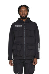 Smoke Rise - Nylon Jacket - Black
