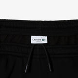 LACOSTE MEN’S LOGO STRIPE JOGGERS BLACK