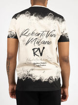 Roberto Vino Milano Tasteless Paintless & Fearless Slim Fit T-Shirt Multi Colors