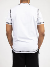 Roberto Vino Milano Drope Logo Slim Fit T-Shirt Multi Colors