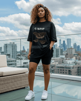 G West Butterfly Haven Oversized Women's T-Shirt