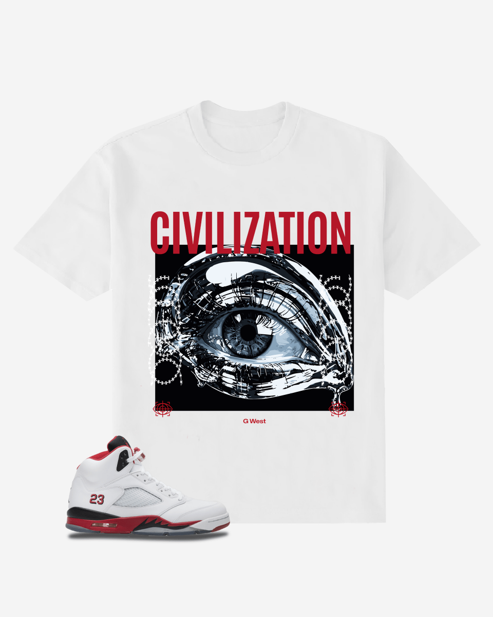 Civilization Oversized T-Shirt | Streetwear | Drip Nation IL