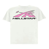 Clean logo T-shirt styled in streetwear athleisure look
