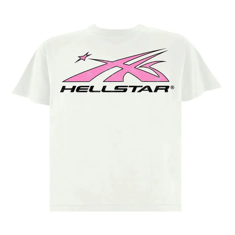 Clean logo T-shirt styled in streetwear athleisure look