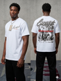 concept live with honor rhinestone t shirt white streetwear style