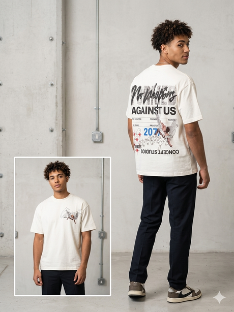 concept no weapons rhinestone boxy t shirt multi color streetwear