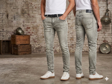 grey steel skinny jeans david supply street fit denim style