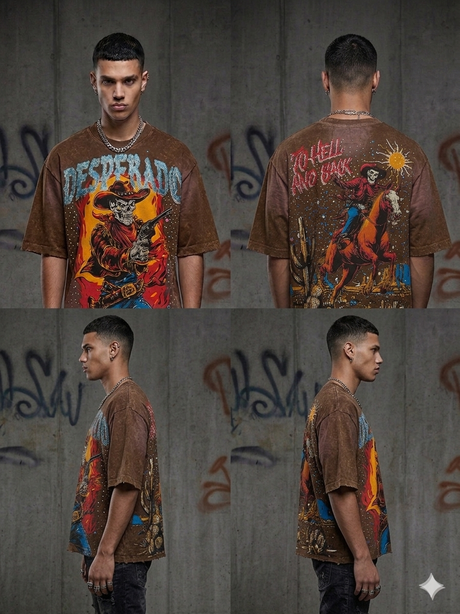 studded rhinestone graphic tee desperado street fit