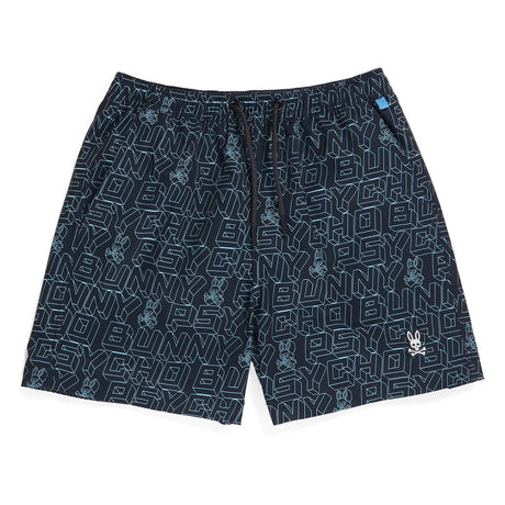 Psycho Bunny - All Over Swim Short - Navy