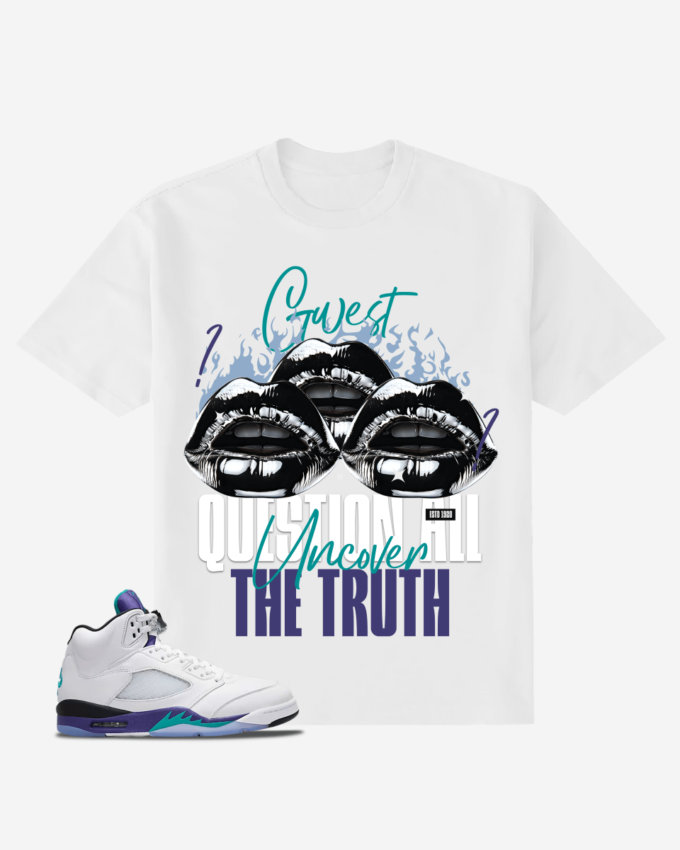 Don't Believe They Say Lips Oversized T-Shirt