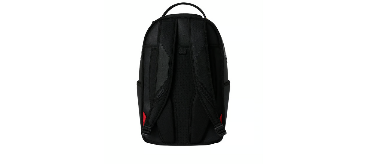 SprayGround Blacked Out Metallic Glossy Bossy Drip Dlxsv Backpack
