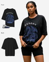 G West Dragon's Grace Oversized Women's T-Shirt