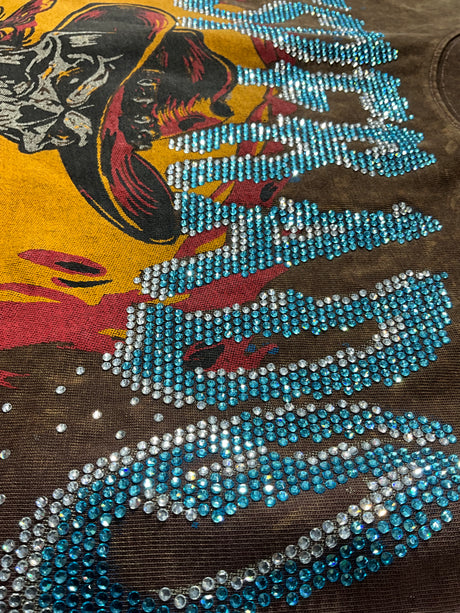 rhinestone drip tee desperado studded outfit