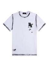 Roberto Vino Milano Drope Logo Slim Fit T-Shirt Multi Colors
