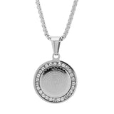 Padre Nuestro Prayer with Simulated Diamonds