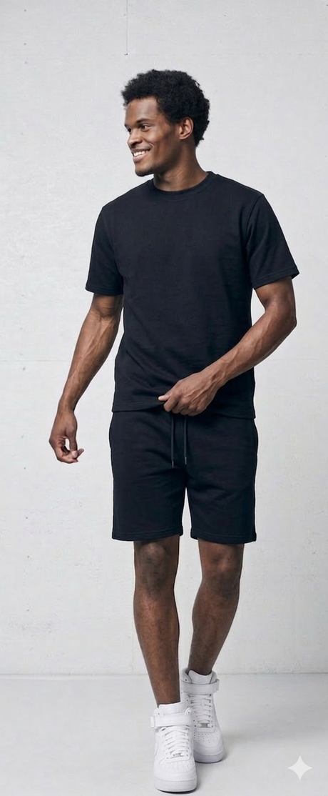 Matching set outfit idea for easy daily casual wear