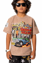 elite kids grind in silence rhinestone oversized t shirt black streetwear