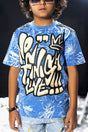elite kids no finish line rhinestone oversized t shirt black streetwear