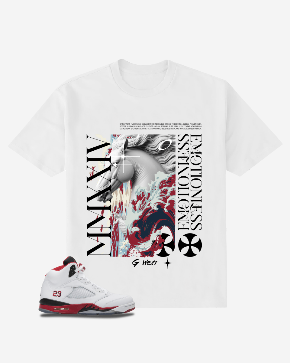Emotionless Wave Oversized T-Shirt