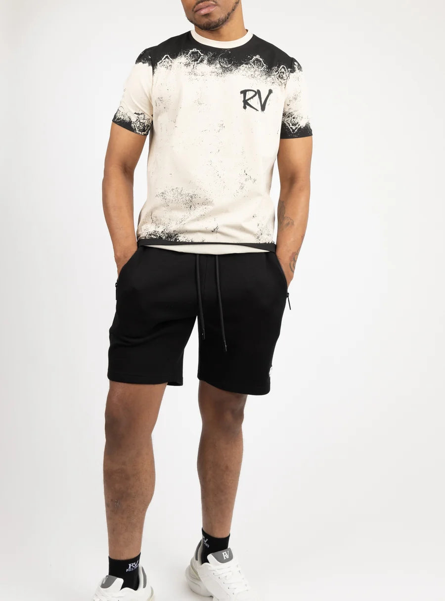 Roberto Vino Milano Tasteless Paintless & Fearless Slim Fit T-Shirt Multi Colors