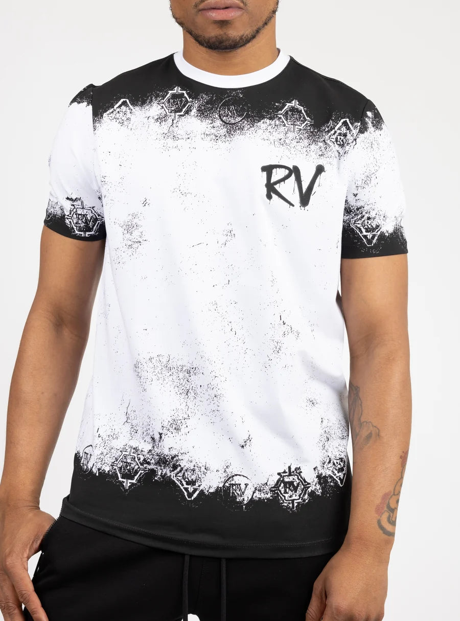 Roberto Vino Milano Tasteless Paintless & Fearless Slim Fit T-Shirt Multi Colors