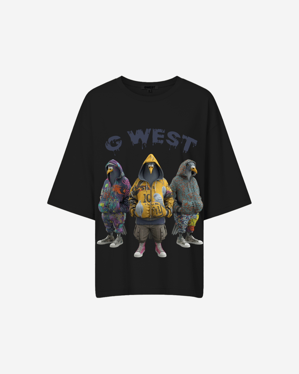G West 3 Peigion Oversized Tee - WOMEN