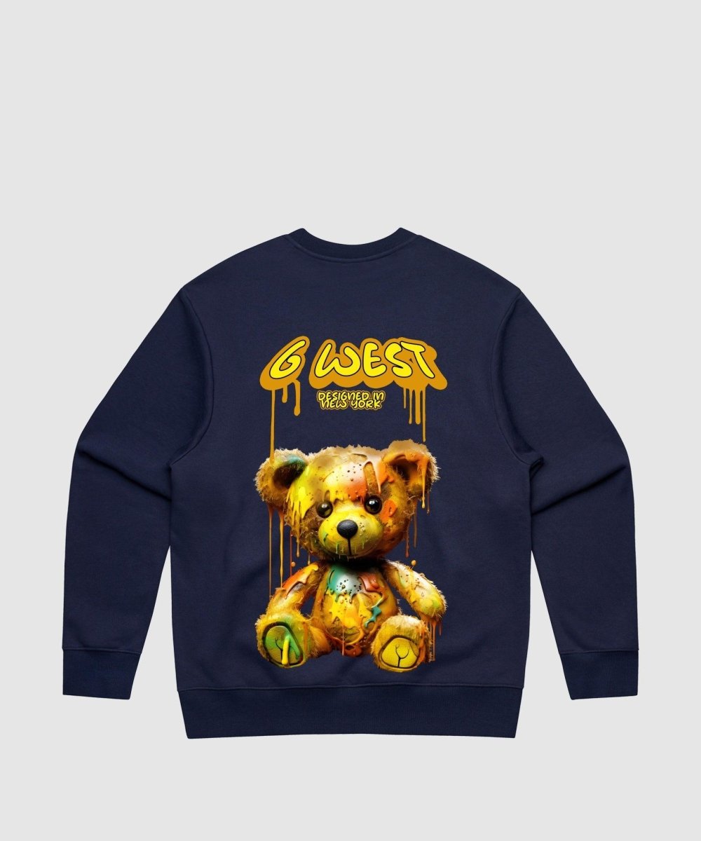 G West Acid Bear Heavy Premium Crewneck