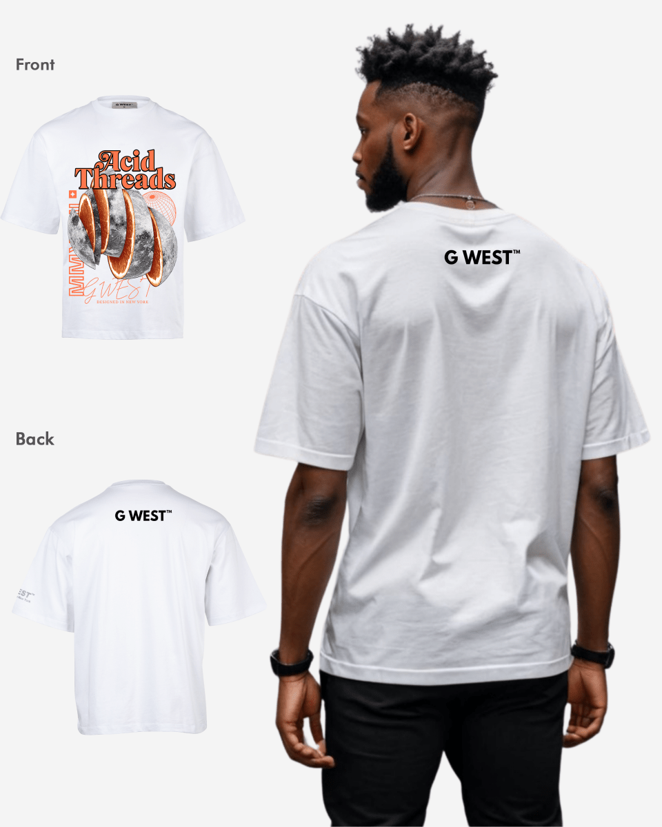 G-WEST ACID THREADS OVERSIZED TEE