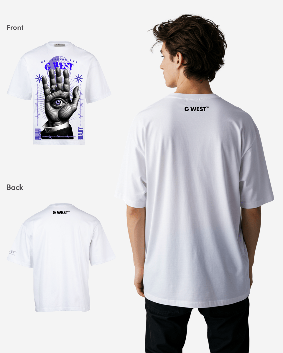 G-WEST ALL SEEING EYE OVERSIZED TEE
