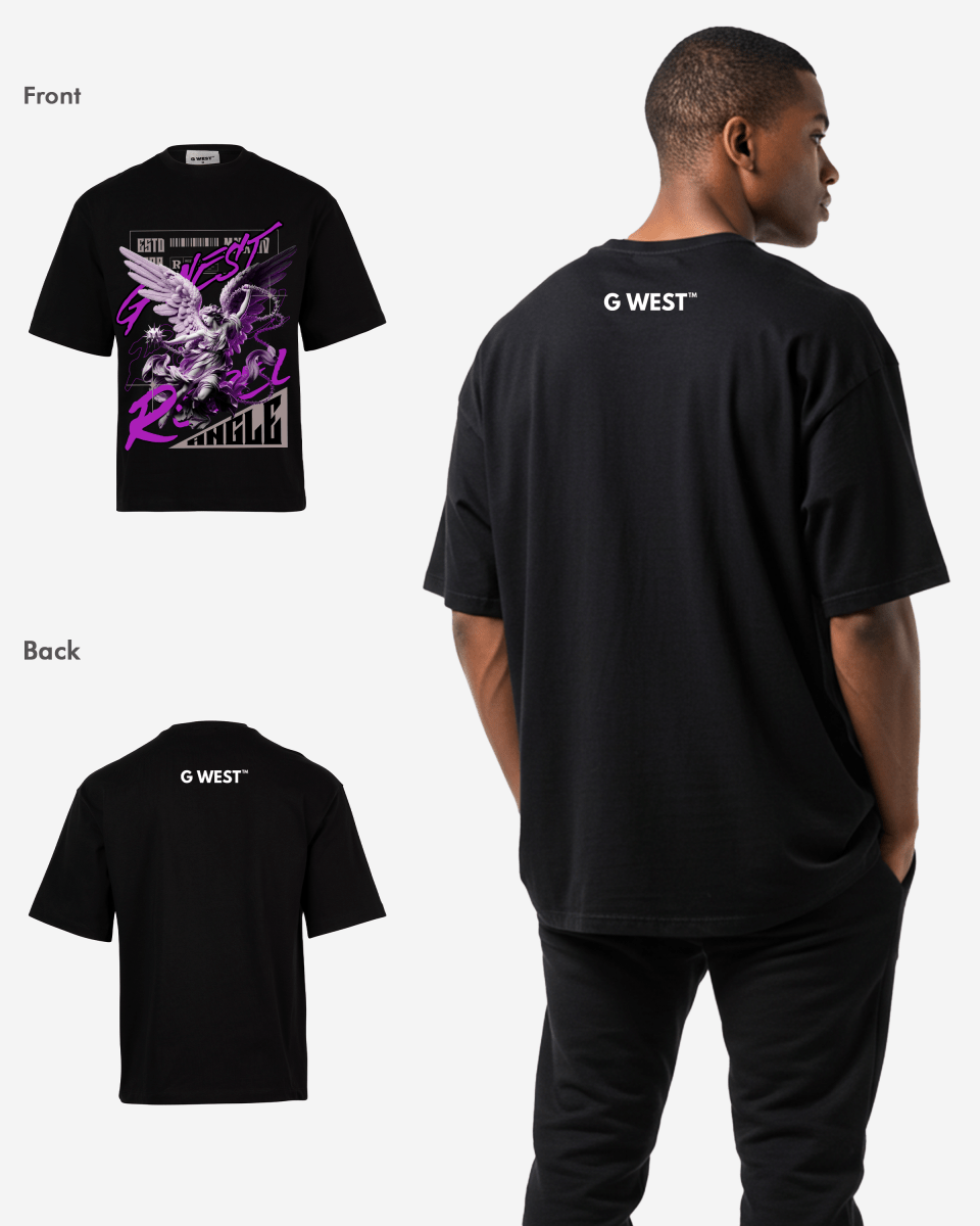 G-WEST ANGLE OVERSIZED TEE