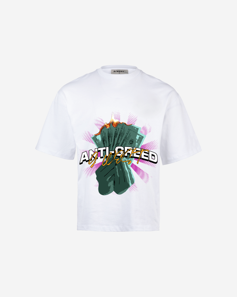 G-WEST ANTI GREED OVERSIZED TEE