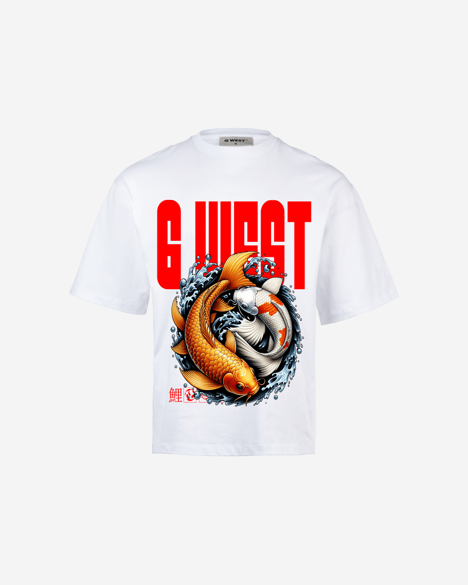 G-WEST AQUA HARMONY OVERSIZED TEE