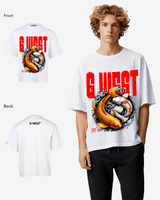 G-WEST AQUA HARMONY OVERSIZED TEE