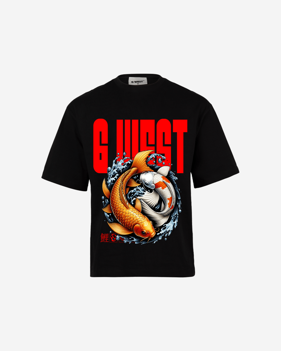 G-WEST AQUA HARMONY OVERSIZED TEE