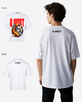 G-WEST AQUA HARMONY OVERSIZED TEE