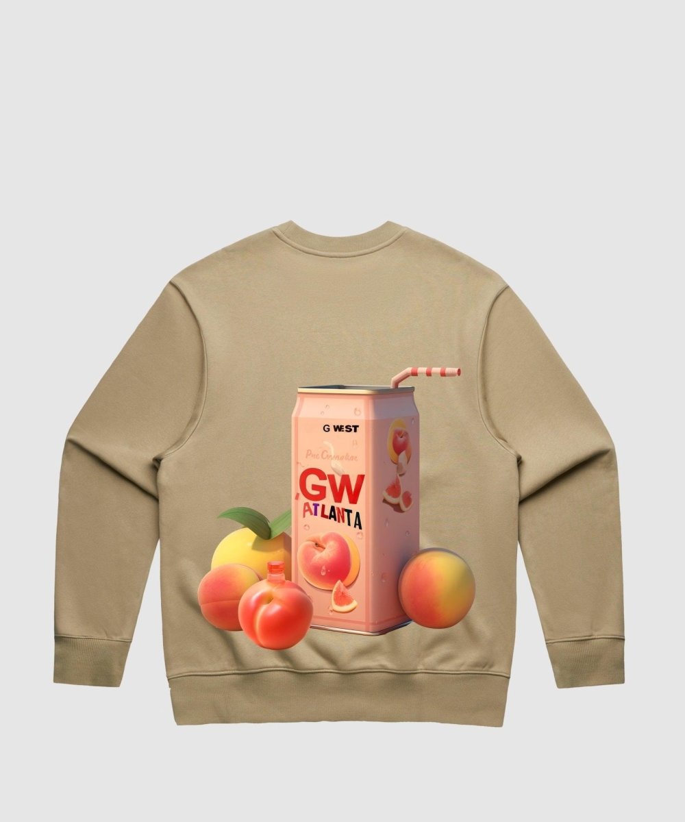 G West Atlanta Peach Heavy Premium Crewneck