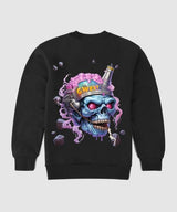 G West Beer Buddies Fleece Crewneck With Invisible Zippers