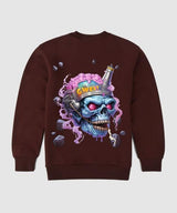 G West Beer Buddies Fleece Crewneck With Invisible Zippers