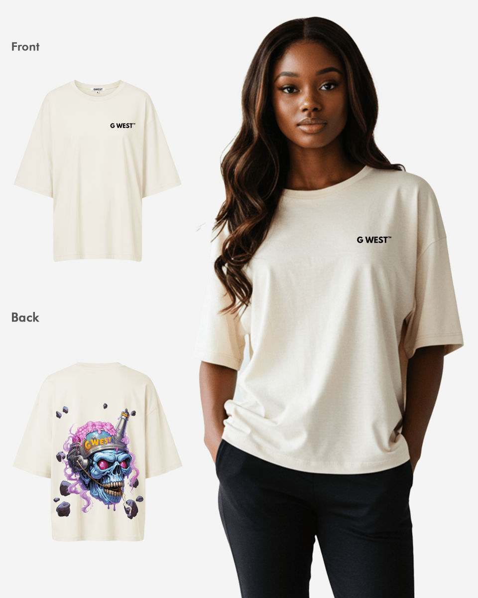 G West Beer Buddies Oversized Tee -WOMEN
