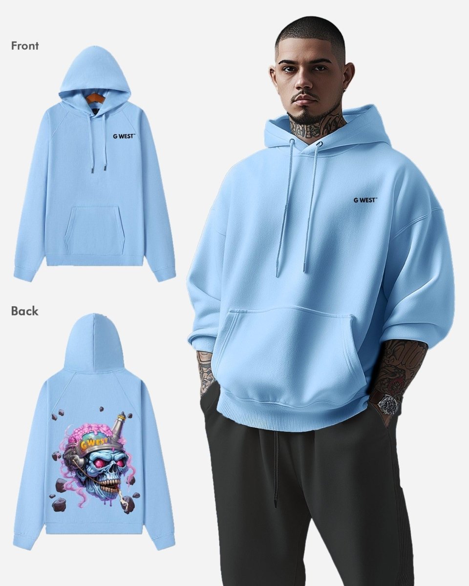 G West Beer Buddy Oversize Hoodie Mens Style