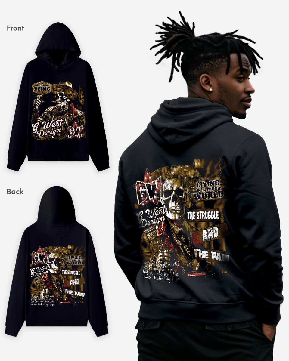 G West Being Enlightened Hoodie Big and Tall