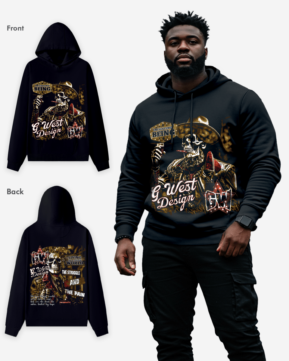 G West Being Enlightened Hoodie Big and Tall