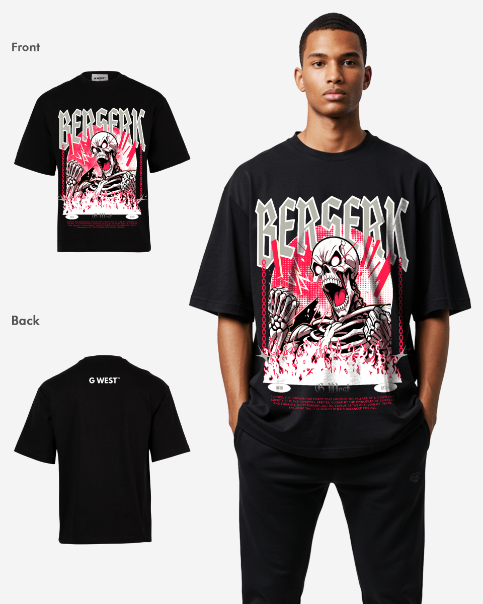 G-WEST BERSERK OVERSIZED TEE
