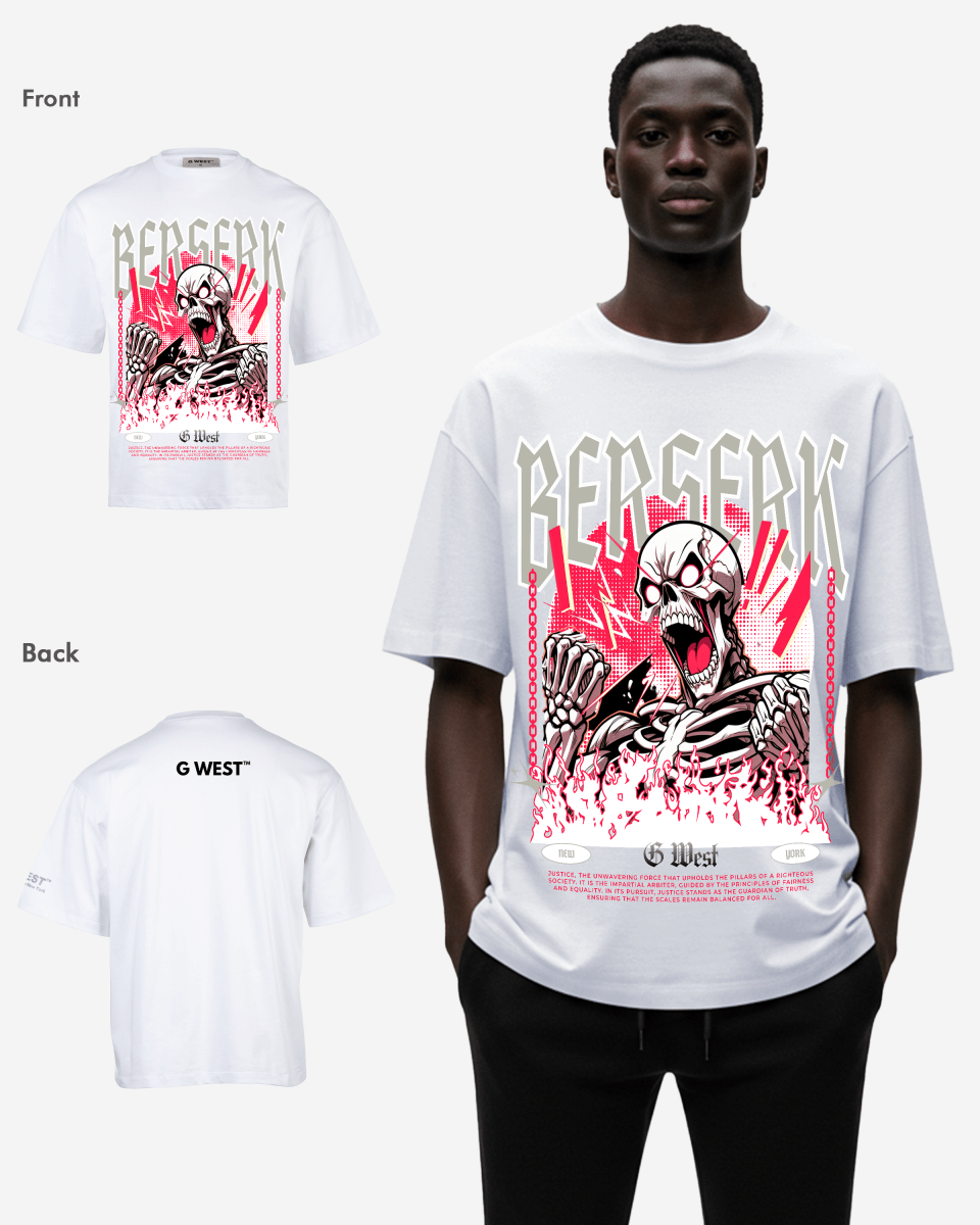 G-WEST BERSERK OVERSIZED TEE