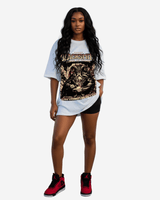 G West Blacksmith Forge Of Titans Oversized Women's T-Shirt