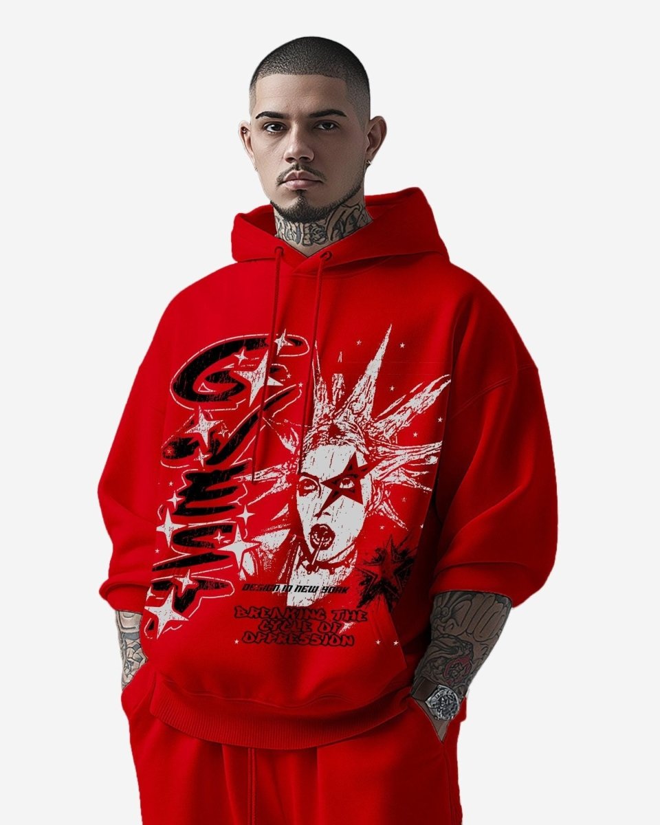 G West Breaking the Cycle Double Hit Oversized Hoodie