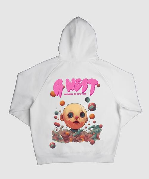 G West Bubble Gum Hoodie Mens Style : Gwhlhd9008 - 4 Colors